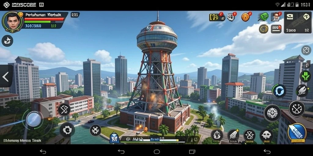 Pengalaman gameplay IDNSCORE Tower Defense yang seru dan menantang.