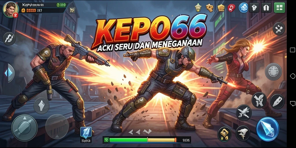 Gameplay seru KEPO66 dengan aksi mendebarkan.