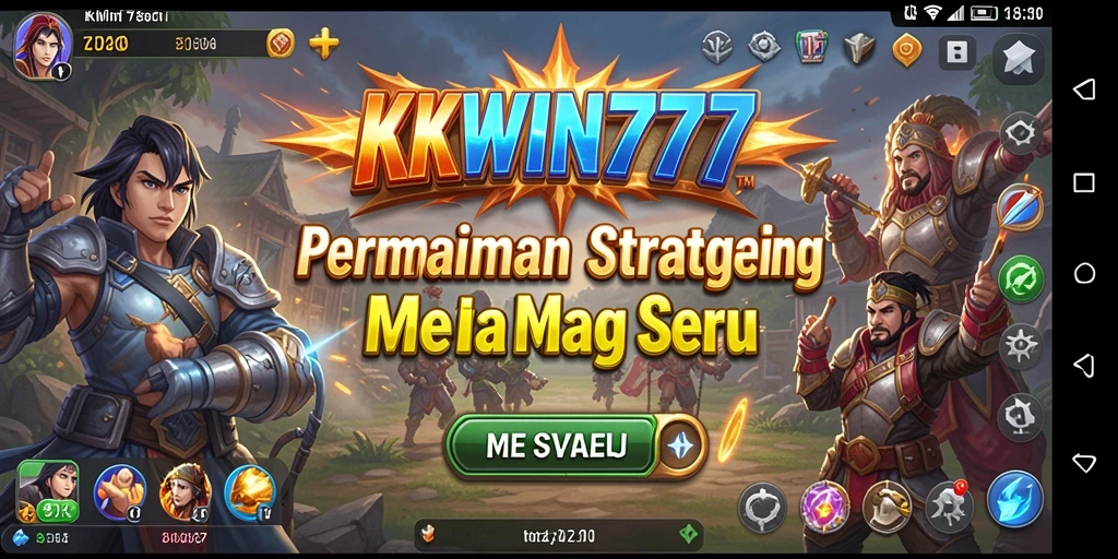 Screenshot gameplay KKWIN777 yang menampilkan aksi strategis yang seru.