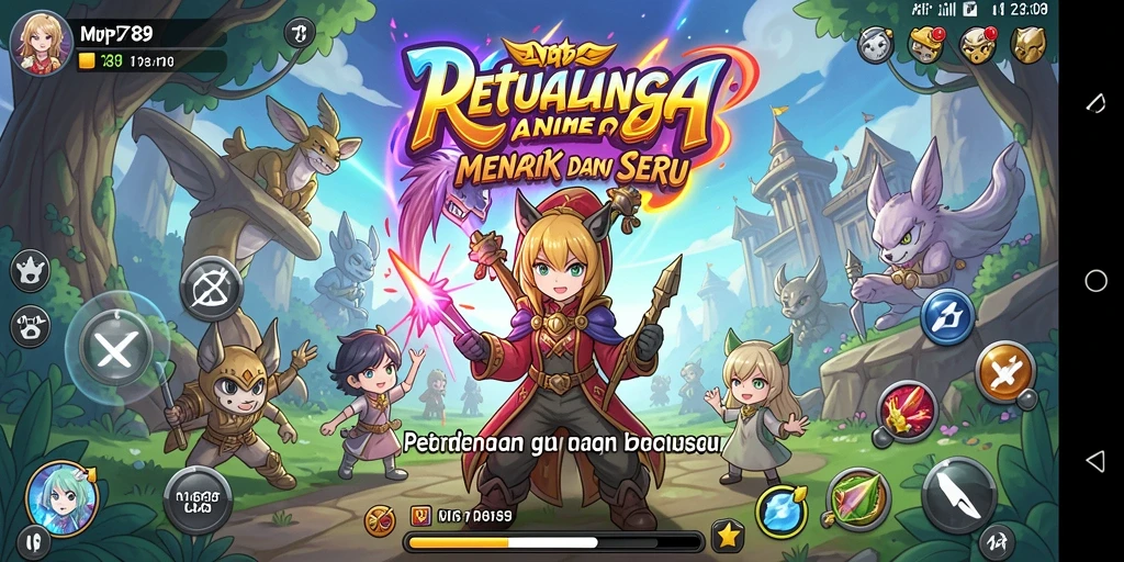 Tampilan gameplay Anime MVP789 yang menawan dan dinamis.