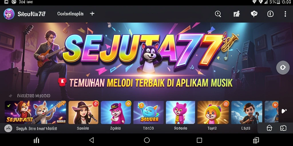 Tampilan gameplay SEJUTA77 yang menarik dan interaktif.