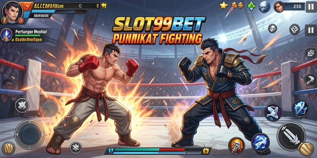 Tampilan seru dalam SLOT99BET saat melakukan serangan mematikan.