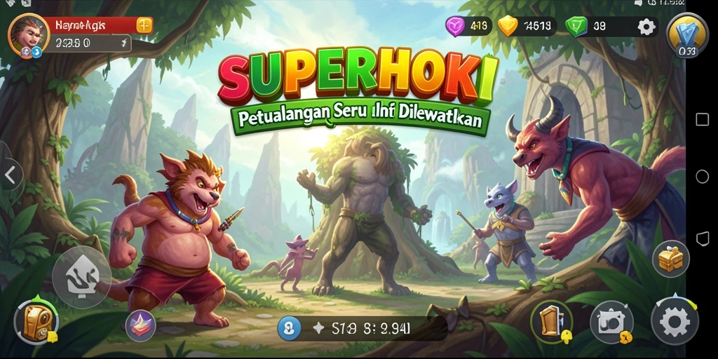 Tangkap momen seru dengan gameplay SUPERHOKI yang menarik.