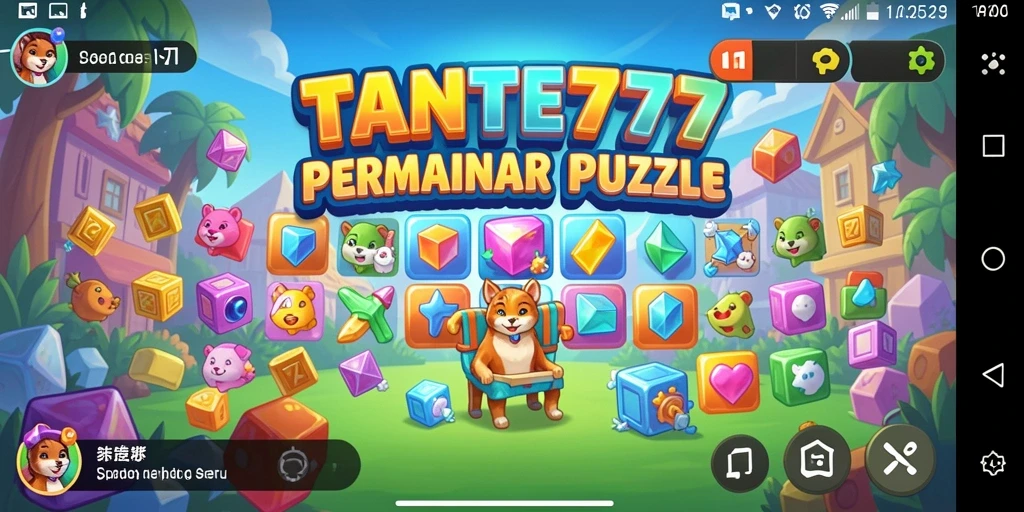 Tampilan menarik dari gameplay TANTE777 yang menantang.