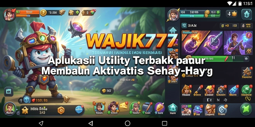 Tampilan antarmuka WAJIK777 yang sederhana dan intuitif.