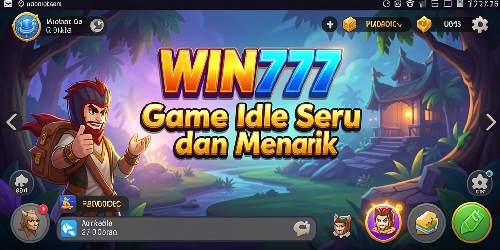 Screenshot gameplay WIN777 menampilkan aksi seru dalam permainan Idle.
